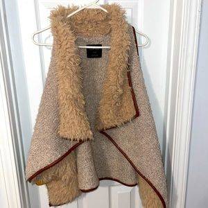 Love Tree Fuzzy Vest